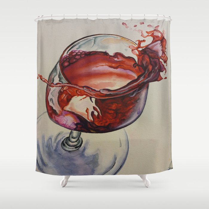 Weekend Forcast: Wine Shower Curtain