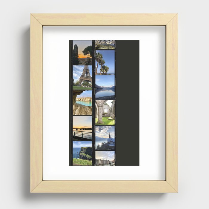 abroad Recessed Framed Print
