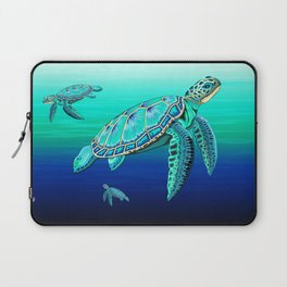 Sea Turtle Turquoise Oceanlife Laptop Sleeve