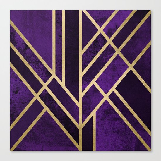 Art Deco Royal Canvas Print