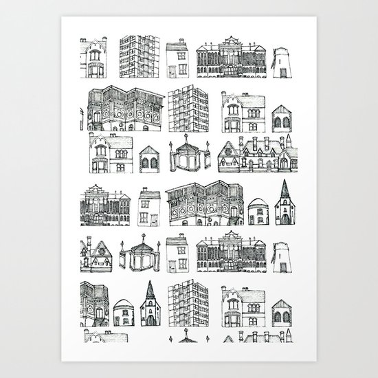 Made of Bricks Art Print