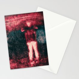 The Abduction - red Stationery Card