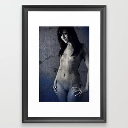 nude art Framed Art Print | Sexy, Nude, Photo, Studio, Nudes, Woman, Lingerie, Mixed Media, People, Portrait 