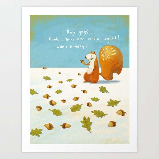 I think i found one - cartoon art print Art Print