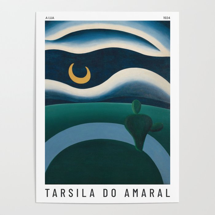 Tarsila do Amaral - A Lua - Art Poster Poster