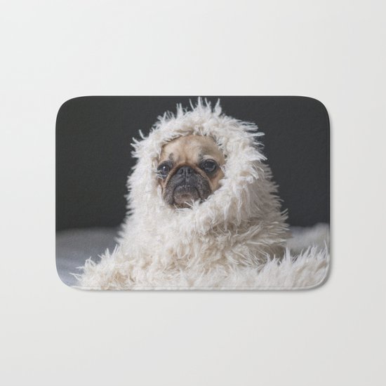 PUG VIBES Bath Mat