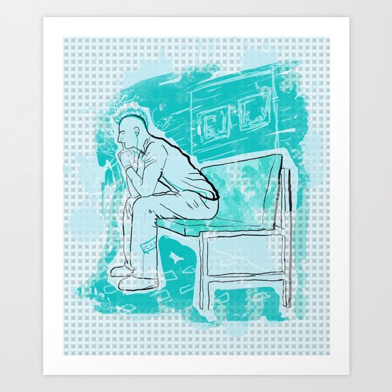 The Thought Remains The Same Art Print