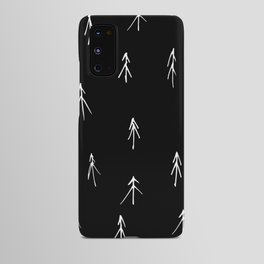 Simple Christmas Tree Line Art Android Case