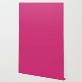 Fuchsia Pink - Solid Color Collection Wallpaper