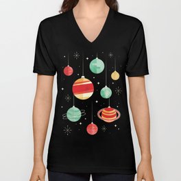 Joy to the Universe V Neck T Shirt