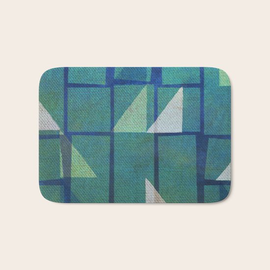 Night Sailing Bath Mat