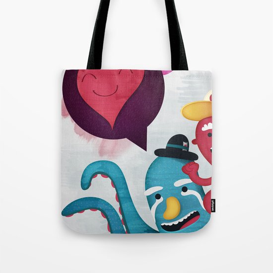 Pushing Love Like Pimps Tote Bag