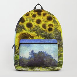van sunflower backpack