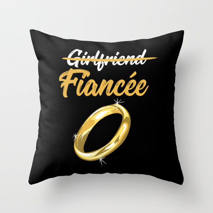 Girlfriend Fiancee Throw Pillow by Anziehend Society6