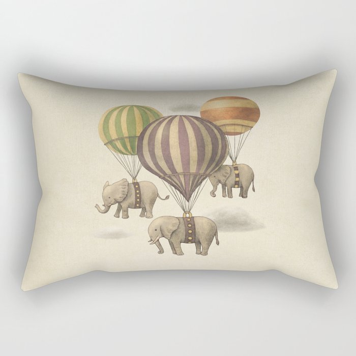 Flight of The Elephants Rectangular Pillow
