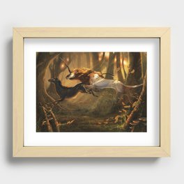 Wild Unicorns Recessed Framed Print