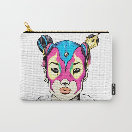 Asian Superheroine Carry-All Pouch