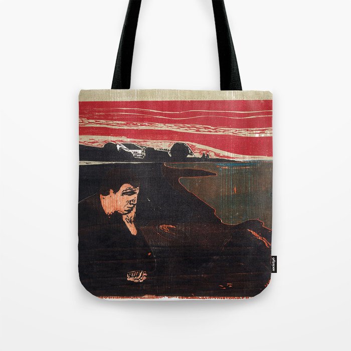 Edvard Munch Evening Melancholy Tote Bag