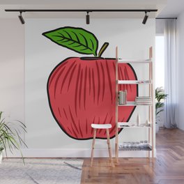 Red Apple Fruit Wall Mural