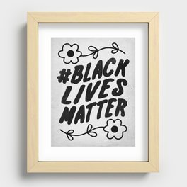 Black Lives Matter Recessed Framed Print