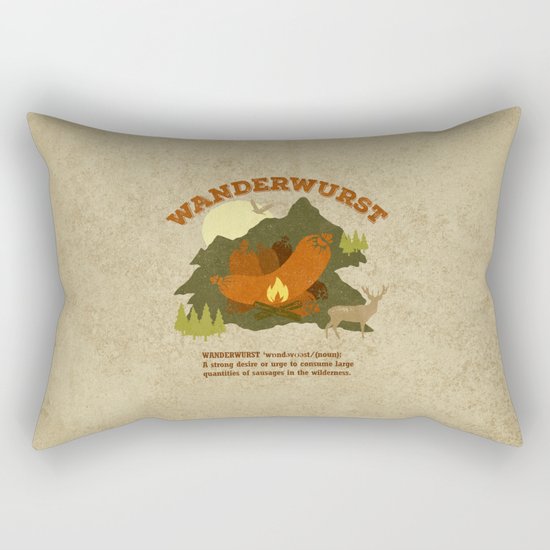WanderWurst Rectangular Pillow
