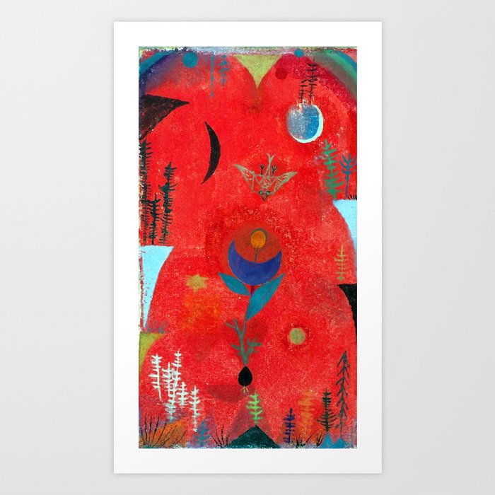 Paul Klee Flower Myth Art Print by Jon Baran Society6