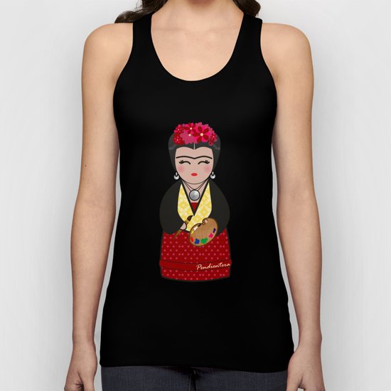 Kokeshi Frida Kahlo Unisex Tank Top