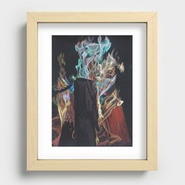 Campfire Recessed Framed Print