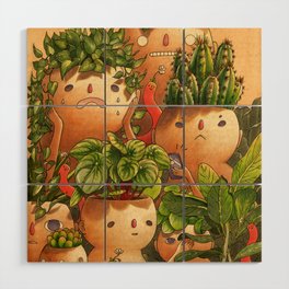 Plant-minded Wood Wall Art