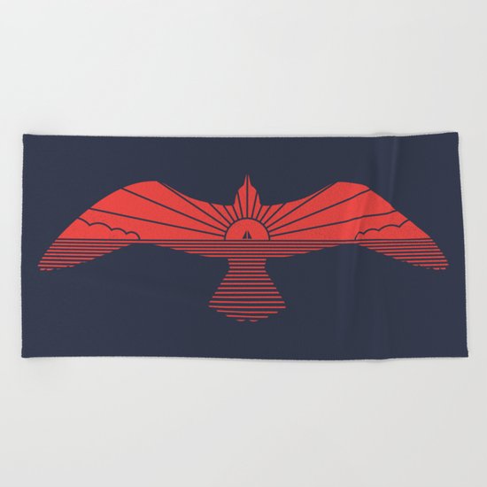 Larus Marinus Beach Towel