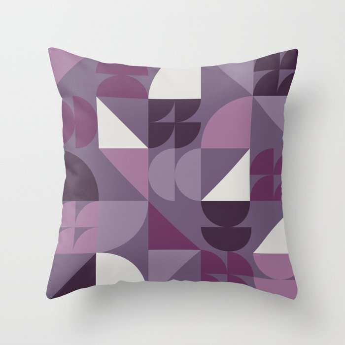 Geometrical modern classic shapes composition 25 Throw Pillow