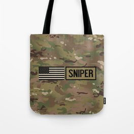 Military: Sniper (Camo) Tote Bag