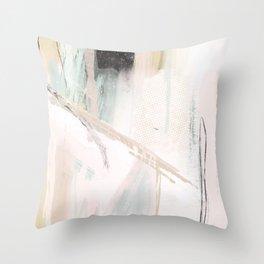 Black Hole Space Inspired Abstract Painting Throw Pillow