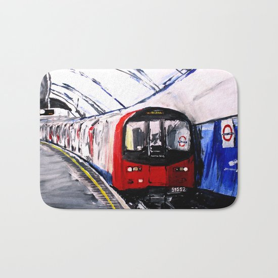 London Underground Northern Line Fine Art Bath Mat