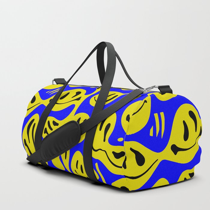 Blue & Yellow Melted Happiness Duffle Bag