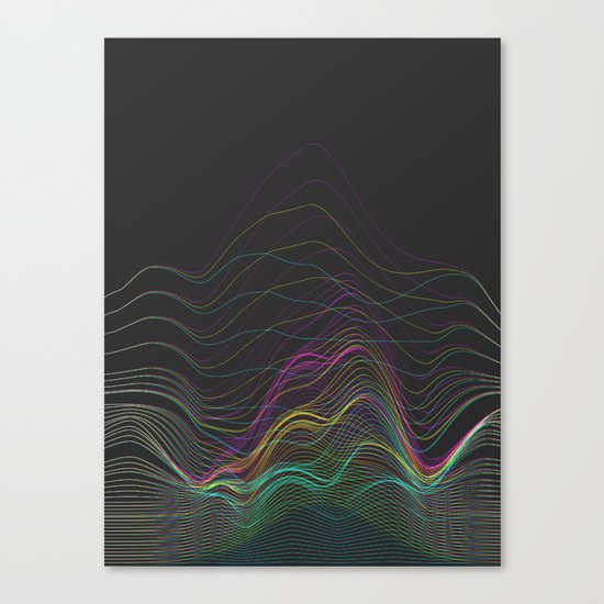 Pretty Little Lines Canvas Print