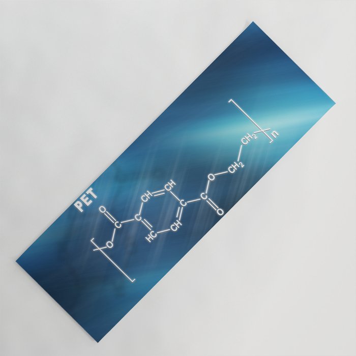 Polyethylene terephthalate or PET Structural chemical formula Yoga Mat