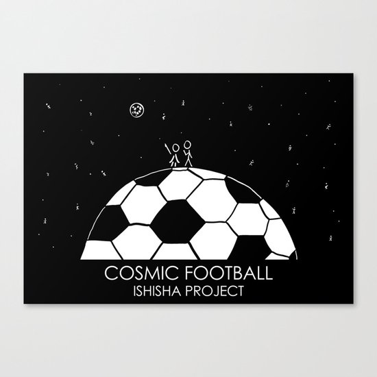 COSMIC FOOTBALL by ISHISHA PROJECT Canvas Print