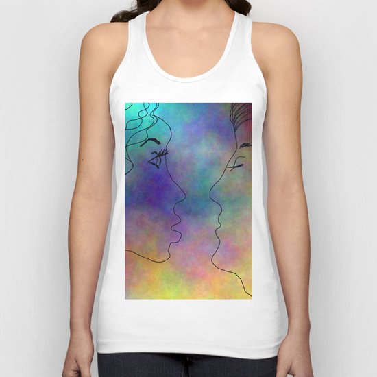 Please Kiss Me Unisex Tank Top