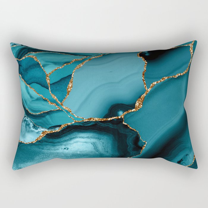 Iceberg Marble Rectangular Pillow