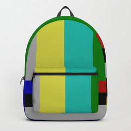 STATIC TV Backpack | Pattern, Design, Simple, Color, Lifestyle, Graphic, Happy, Graphicdesign, Digital, Minimal 