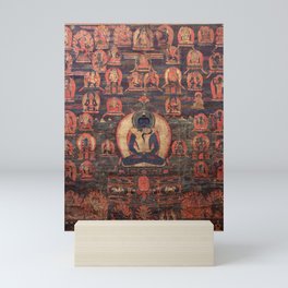 Buddhist Thangka Bodhisattva Samantabhadra Buddha Mini Art Print
