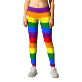 The Rainbow Pride Flag Leggings | Graphicdesign, Flag, Movement, Queer, Gay, Pride, Parade, Bi, Social, Community 