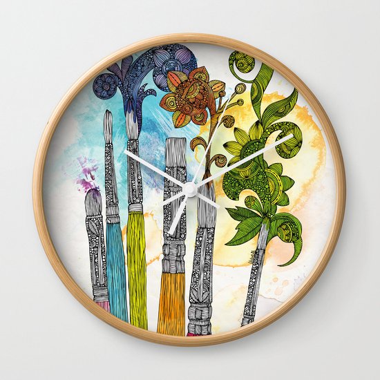 Brushtopia Wall Clock