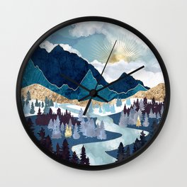 Valley Sunrise Wall Clock