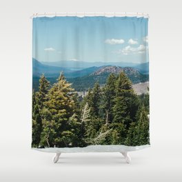 Sisters Oregon Mountains Shower Curtain