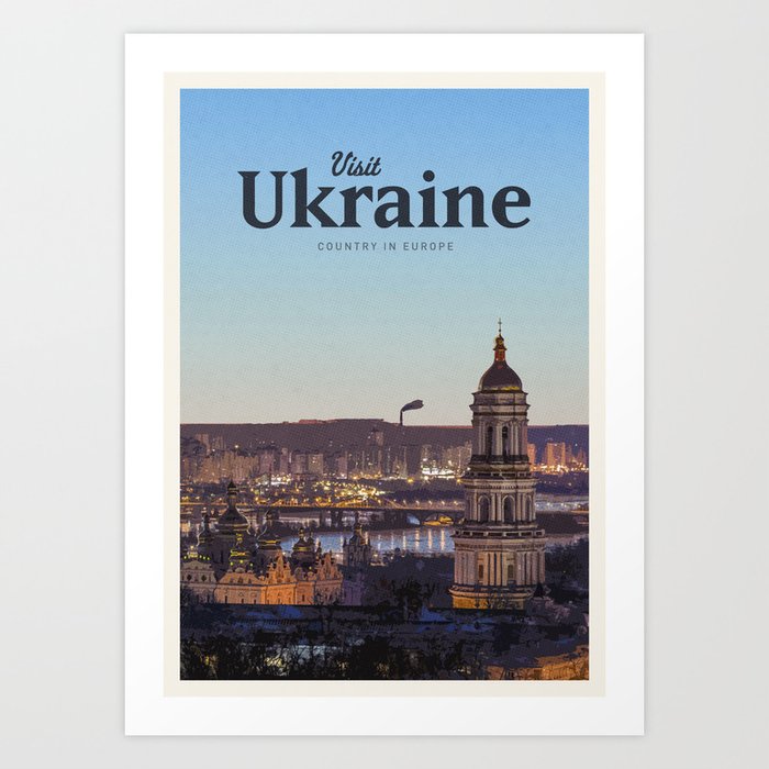 Visit Ukraine Art Print