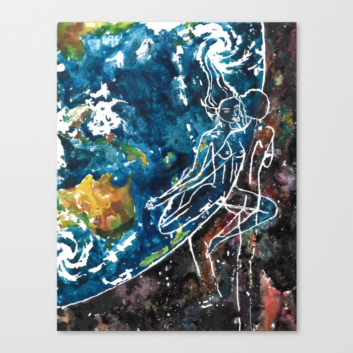 Mother Earth And Father Sky Make Love Canvas Print By Lotusgypsy Society6