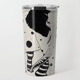 Polka-dotted elephant Travel Mug