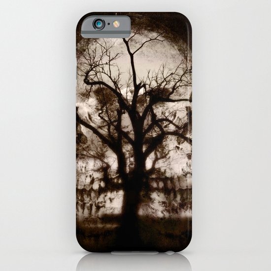 dark skull tree iPhone & iPod Case